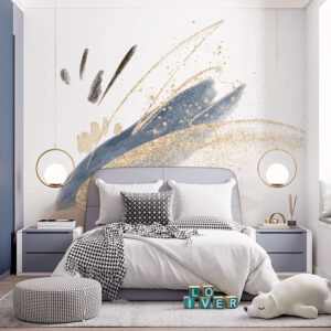 abstract watercolour peel n stick adhesive wall mural