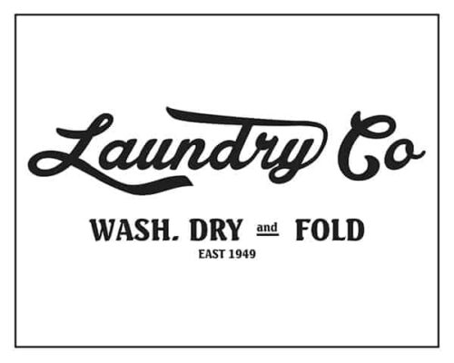 Word Art - Laundry Co <span>[More colors available]</span>