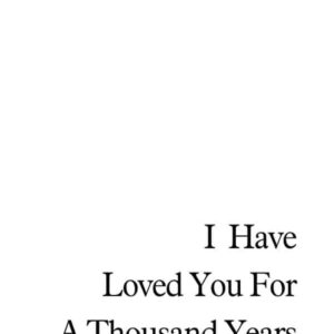 Word Art - Thousand Years <span>[More colors available]</span>