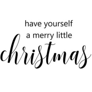 Word Art - Little Christmas