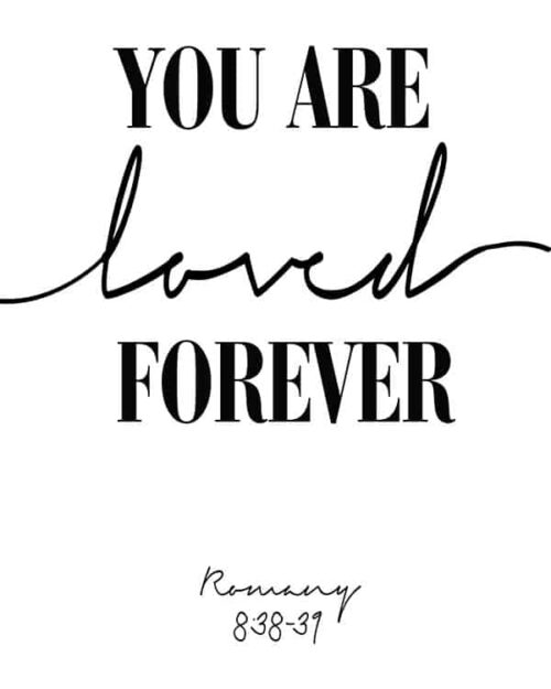Word Art - Loved Forever