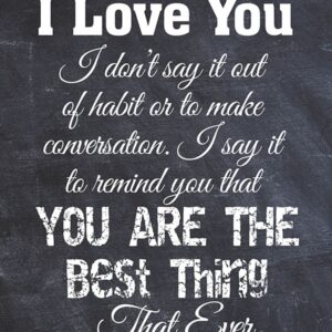 Word Art - I love You