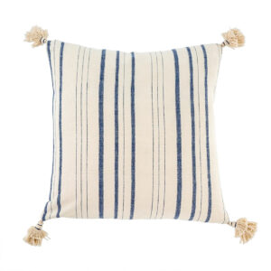 Stripped nantucket woven cushion