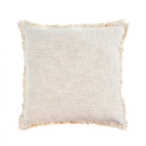 Off-white selena linen ecru pillow