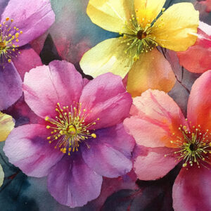 flower stock wall art 75