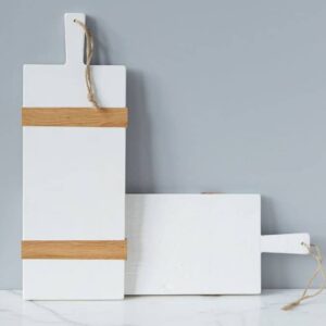White Rectangle Mod Charcuterie Board - Small