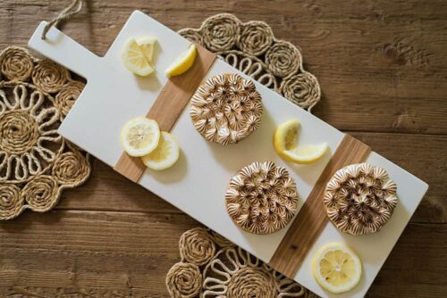 White Rectangle Mod Charcuterie Board - Small - Image 2
