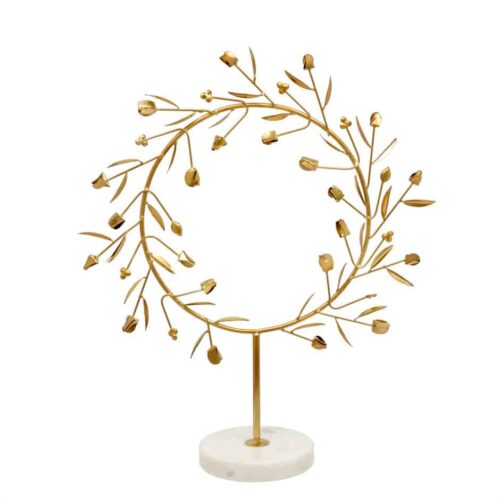 Athenos Wreath on Stand