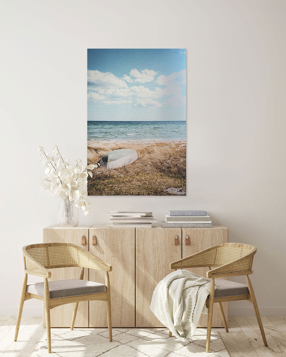 Brushed aluminum metal photo print made in Canada by Canvas n Decor