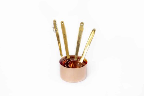 Copper & Brass Measuring Cups set