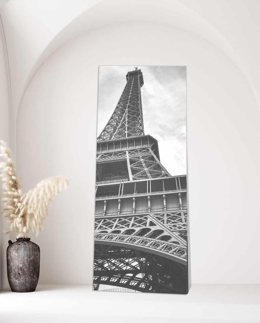 Extra large panoramic canvas print of Eiffel tower photo made by Canvas n Decor USA