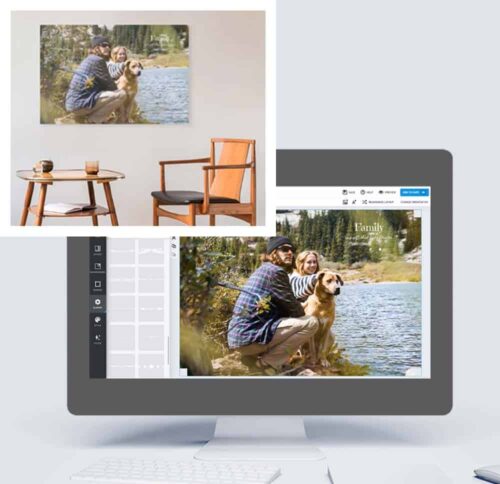 Easy customization of budget friendly canvas prints online