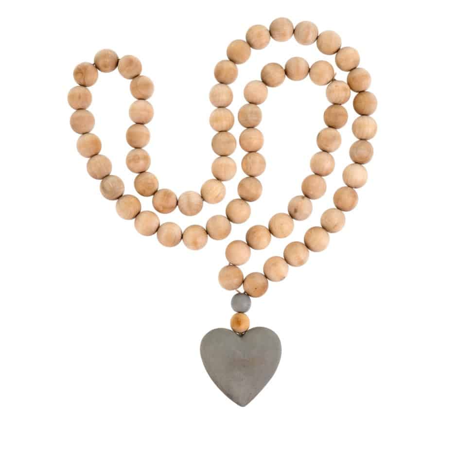 Heart Prayer Beads Large - Canvas n' Decor USA