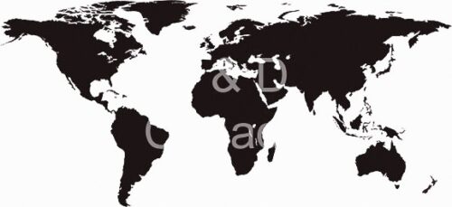 World Map Stock Art 12