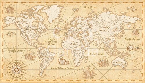 World Map Stock Art 7