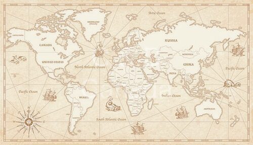 World Map Stock Art 9